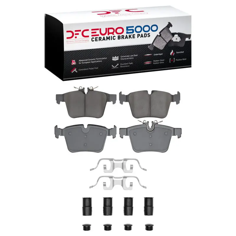 Dfc 15-23 Mercedes-Benz C300 Coupe & Convertible Rear Euro 5000 Ceramic Brake Pads And Hardware Kit 1
