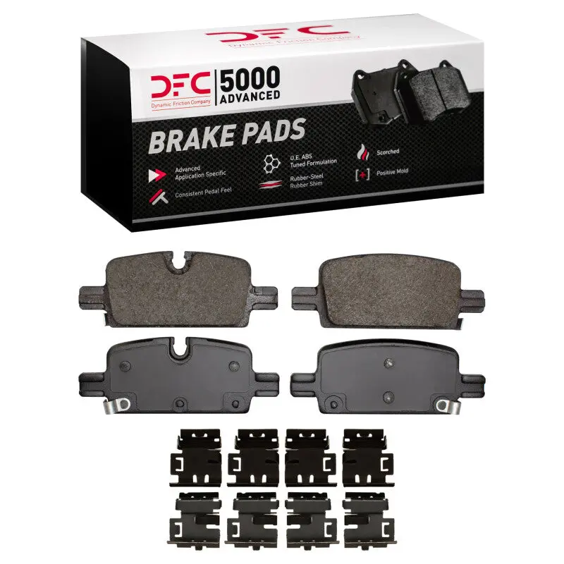 Dfc 19-26 Chevrolet Silverado 1500 Rear 5000 Advanced Ceramic Brake Pads And Hardware Kit 1