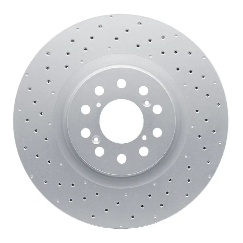 Dfc 23-26 Honda Civic Hatchback Front Drilled Hi-Carbon Alloy Geomet Coated Rotor 1
