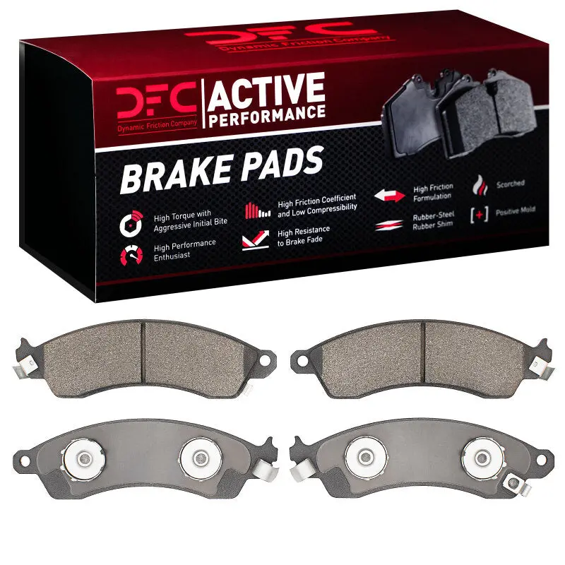 Dfc 85-04 Chevrolet Corvette Front Active Performance Pads - Low Metallic 1