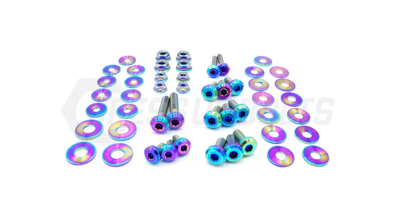 Dress Up Bolts Stage 1 Titanium Hardware Engine Bay Kit - Toyota Supra Mkv 5