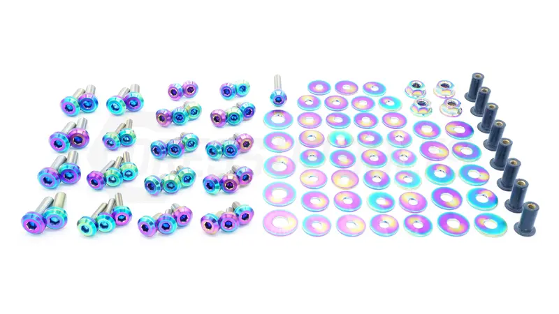 Dress Up Bolts Stage 2 Titanium Hardware Engine Bay Kit - Bmw F3x 335I (2012-2015) 3