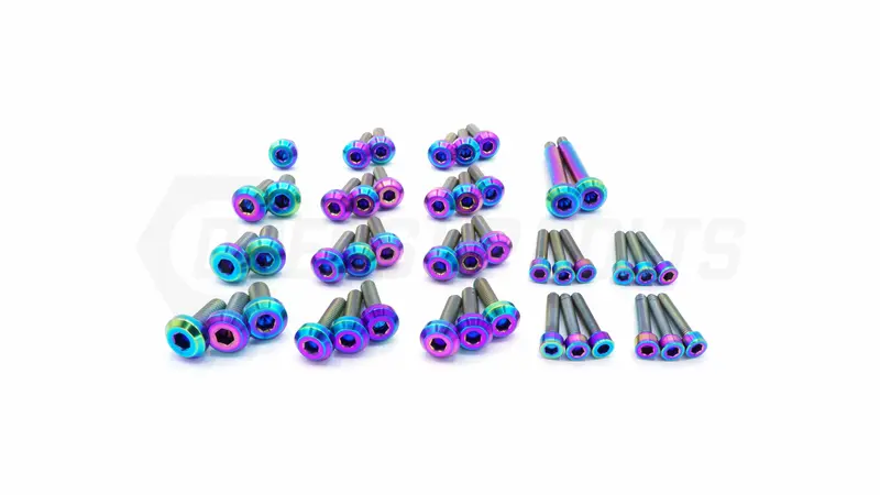 Dress Up Bolts Stage 2 Titanium Hardware Engine Kit - Rb25 Engine 3