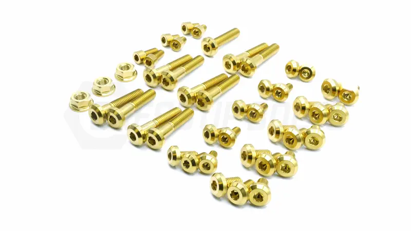 Dress Up Bolts Stage 2 Titanium Hardware Engine Kit - Vg30dett Engine 3