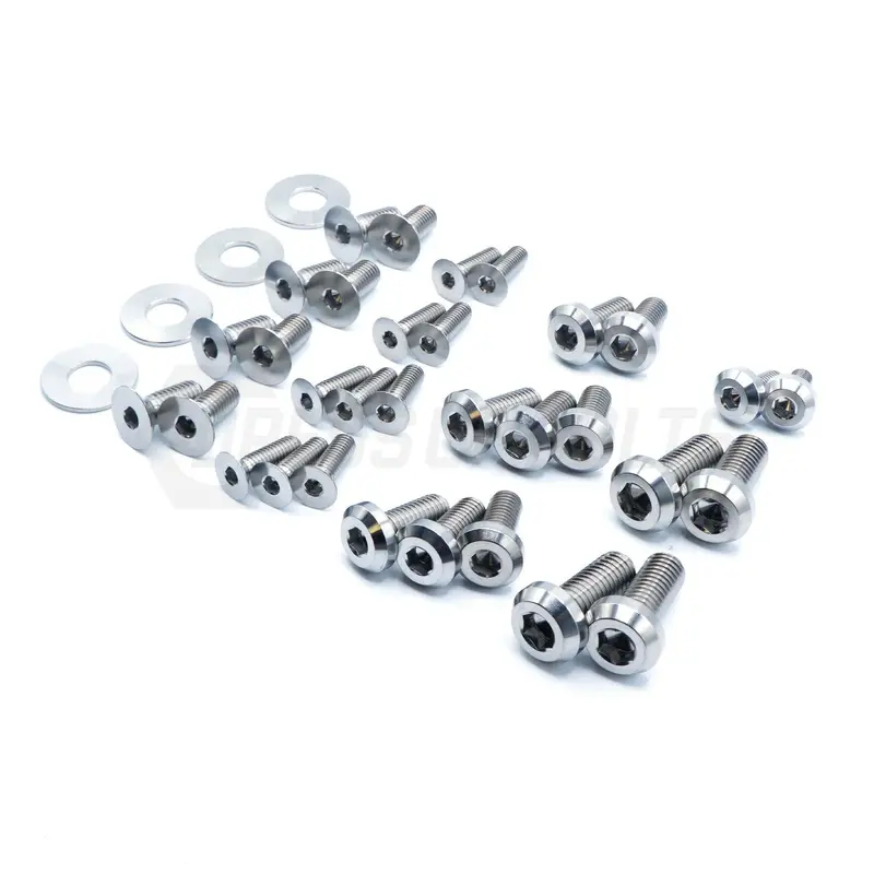 Dress Up Bolts Titanium Hardware Door Kit - Bmw G80 M3 (2021+) 1