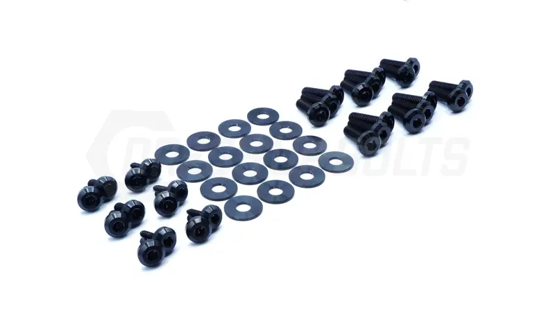 Dress Up Bolts Titanium Hardware Door Kit - Chevrolet Corvette C6 (2005-2013) 1