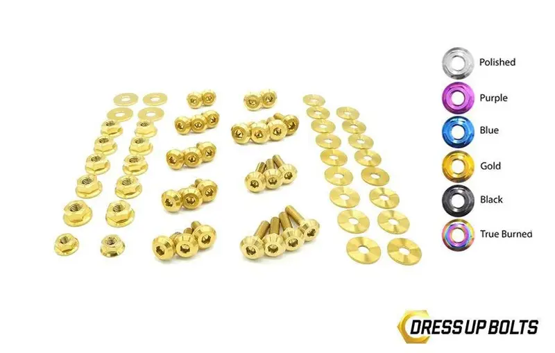Dress Up Bolts Titanium Hardware Engine Bay Kit - Infiniti Q50 (2016-Present) 1