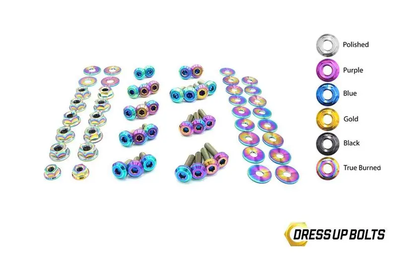 Dress Up Bolts Titanium Hardware Engine Bay Kit - Infiniti Q50 (2016-Present) 2