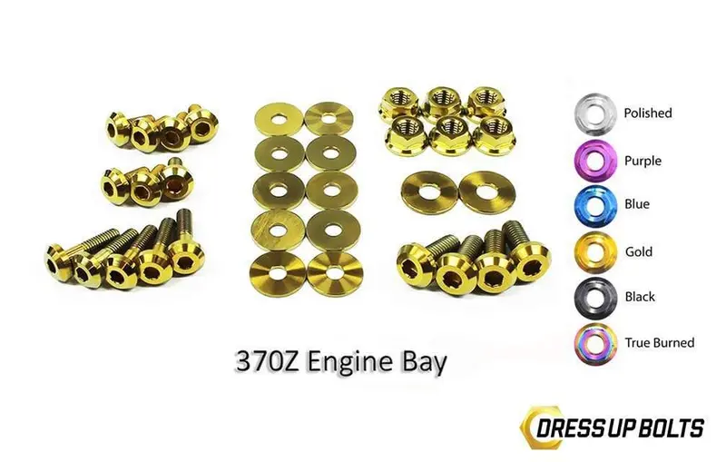 Dress Up Bolts Titanium Hardware Engine Bay Kit - Nissan 370Z (2009-2020) 1