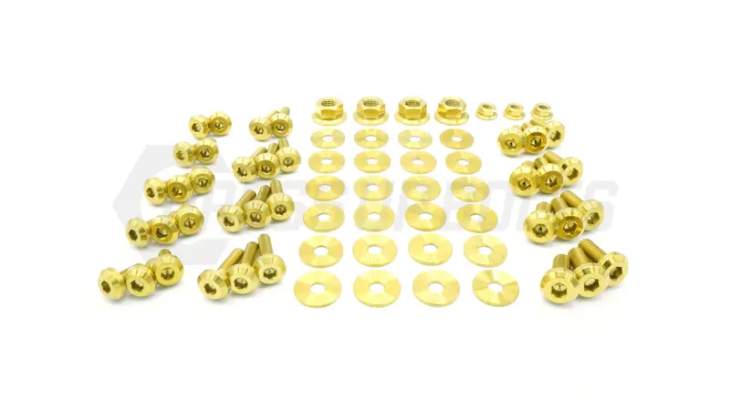 Dress Up Bolts Titanium Hardware Engine Bay Kit - Nissan Skyline Gt-R (R32) 1
