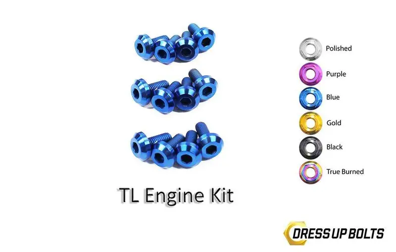 Dress Up Bolts Titanium Hardware Engine Kit - J32a3 Engine 3