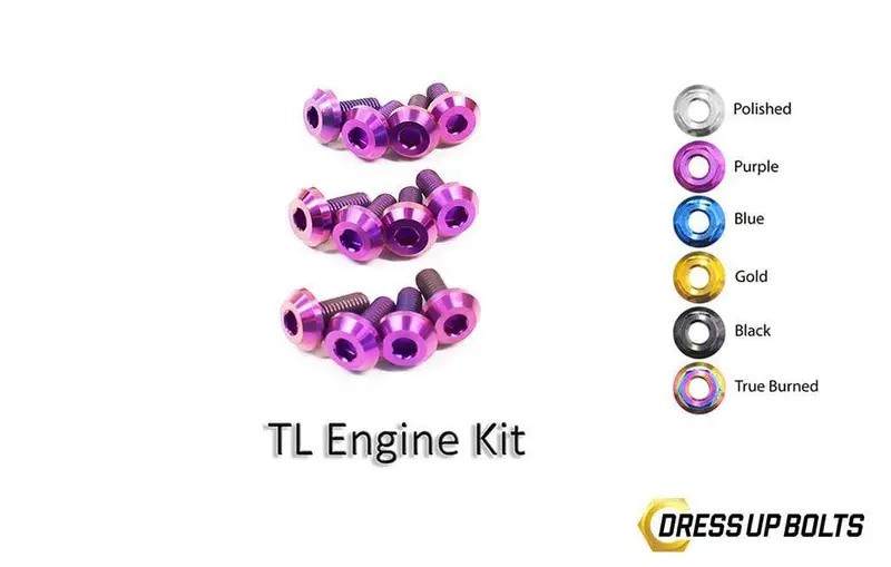 Dress Up Bolts Titanium Hardware Engine Kit - J32a3 Engine 4