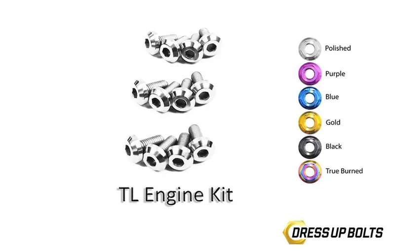 Dress Up Bolts Titanium Hardware Engine Kit - J32a3 Engine 5