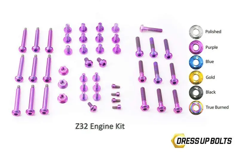 Dress Up Bolts Titanium Hardware Engine Kit - Vg30de | Vg30dett 1