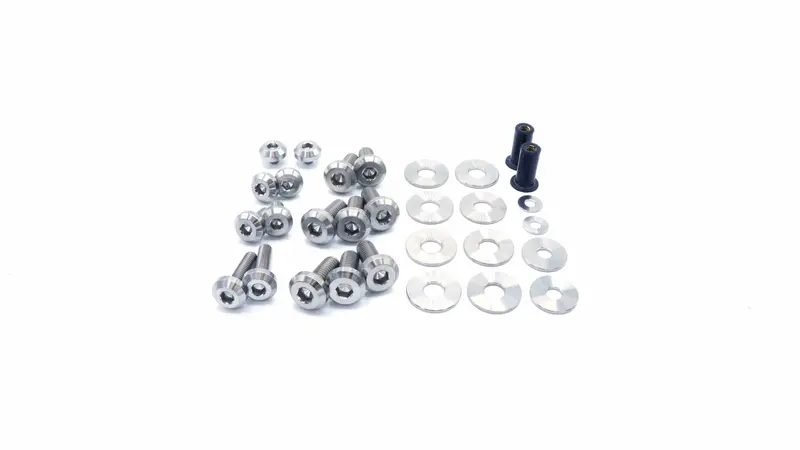 Dress Up Bolts Titanium Hardware Hood Kit - Bmw E9x 335I (2007-2013) 1