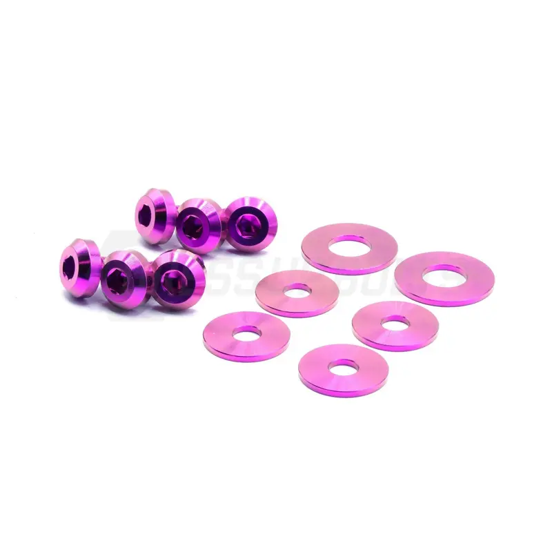 Dress Up Bolts Titanium Hardware Hood Kit - Honda Civic Si (2022+) 1