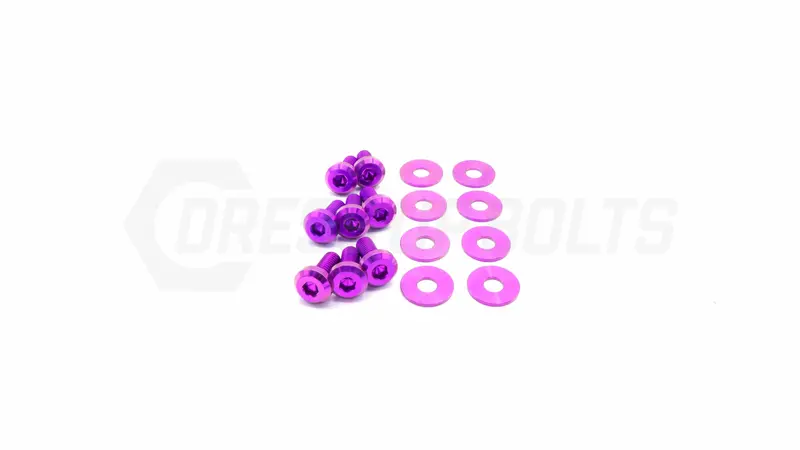 Dress Up Bolts Titanium Hardware Hood Kit - Toyota Supra Mkiii (1986-1992) 1