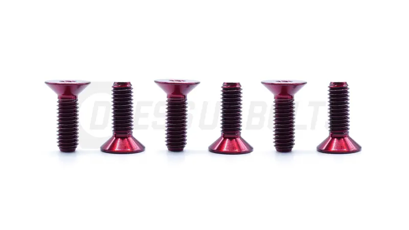 Dress Up Bolts Titanium Hardware Steering Wheel Kit - Countersunk Design 1