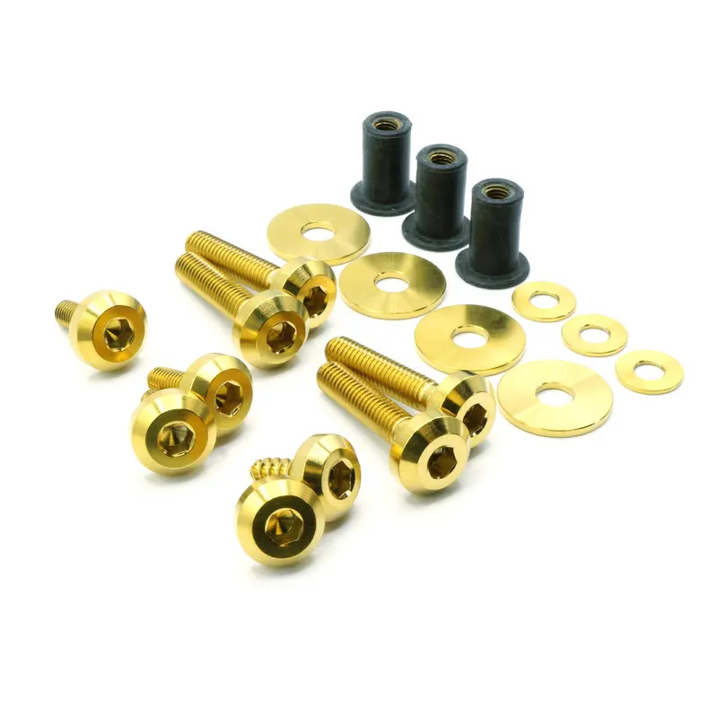 Dress Up Bolts Titanium Hardware Trunk Kit - Honda S2000 (2000-2009) 3