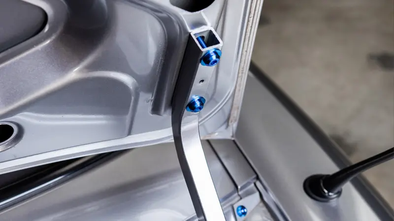 Dress Up Bolts Titanium Hardware Trunk Kit - Honda S2000 (2000-2009) 4