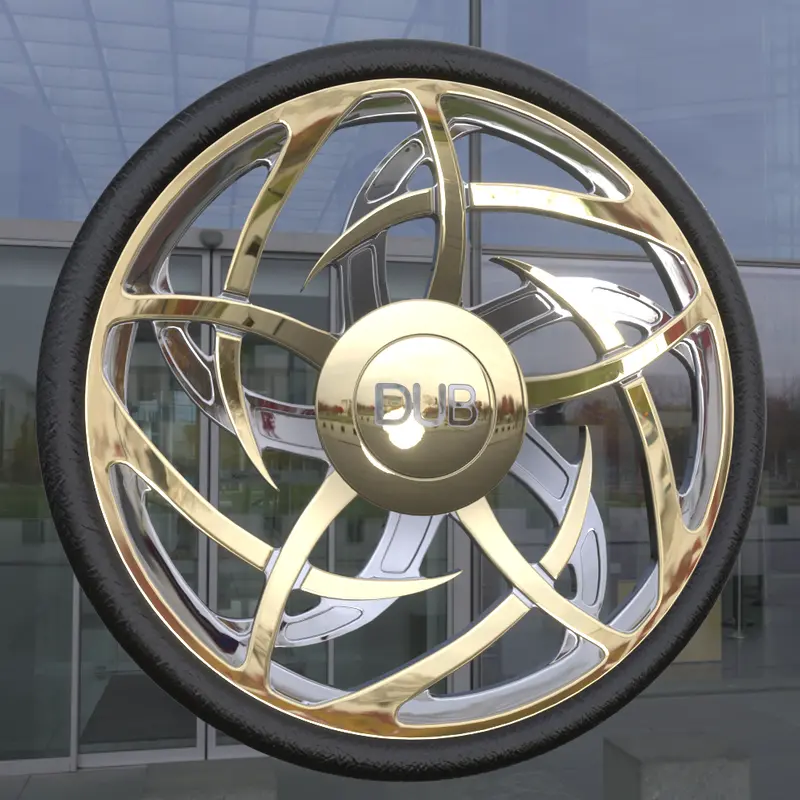 Dub Crooked Steering Wheel 1