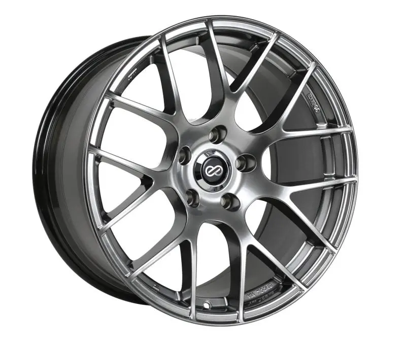 Enkei Raijin 18X8 45Mm Offset 5X112 Bolt Pattern 72.6 Bore Diameter Hyper Silver Wheel 1