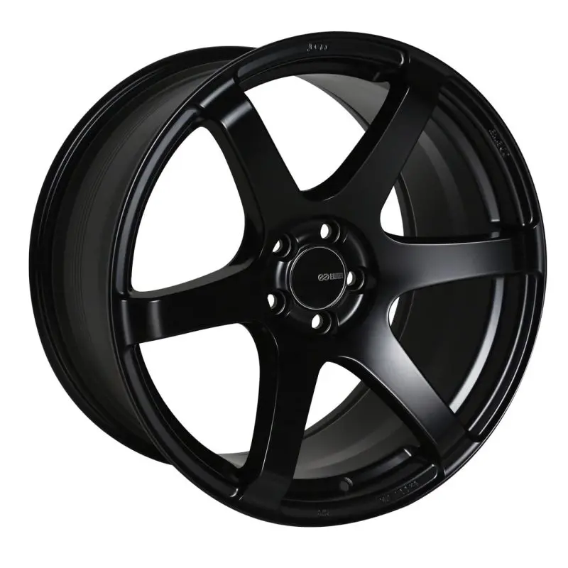 Enkei T6s 18X8.5 45Mm Offset 5X100 Bolt Pattern 72.6 Bore Matte Black Wheel 1