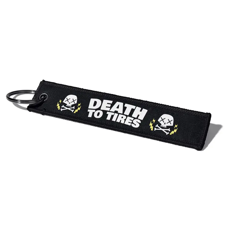 Flight Tag - Death To Tires Skull 1
