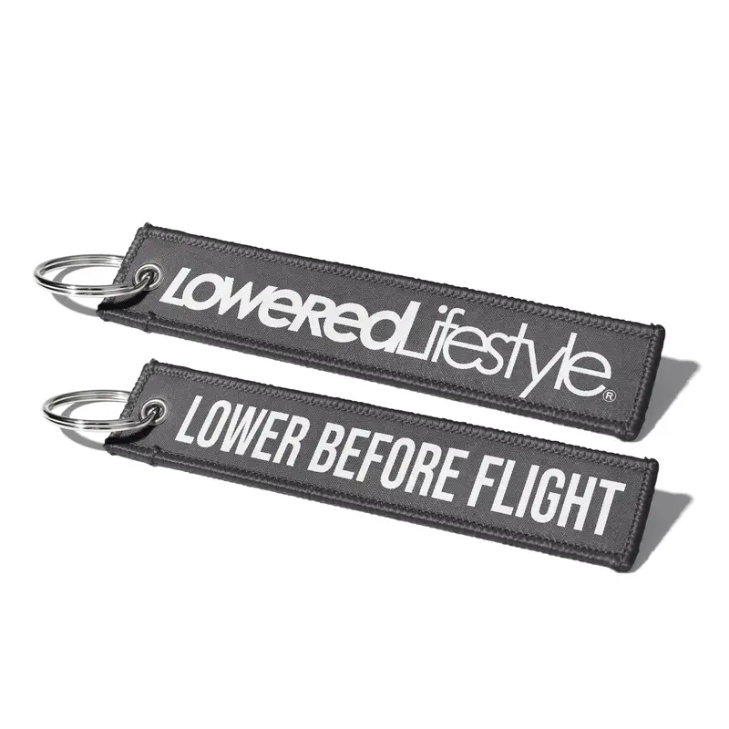 Flight Tag - Lower Before Flight (Charcoal / White) 1