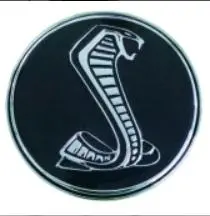 Ford Cobra Floating Black Center Caps Fcc-065 2 1/8" (54Mm) — Qty 4 1