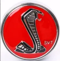 Ford Cobra Floating Red Center Caps Fcc-065 2 1/8" (54Mm) — Qty 4 1