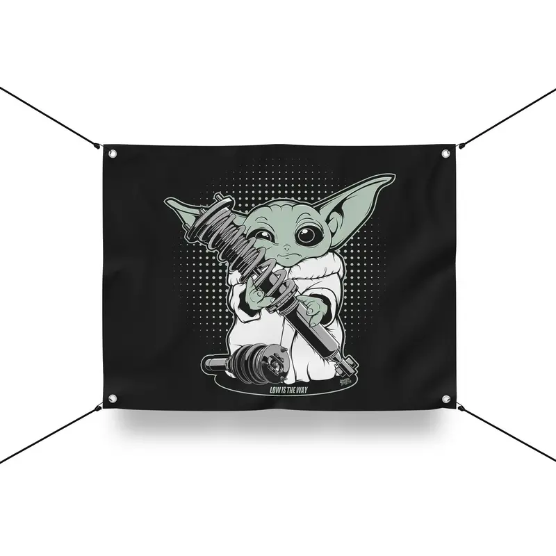 Garage Banner – Low Is The Way 1