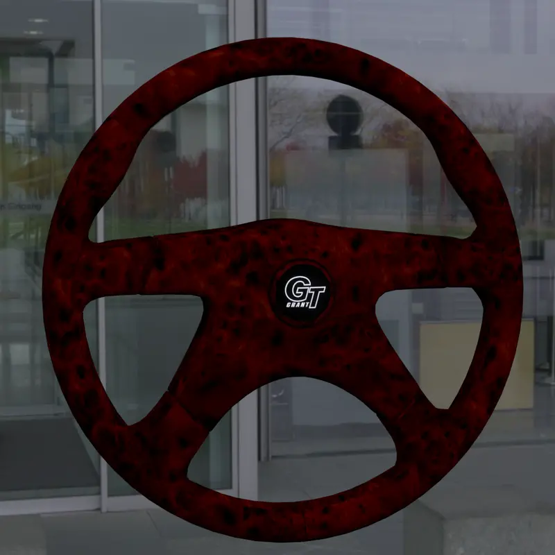 Grant Wood Steering Wheel 1