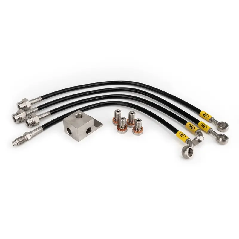 Hel Braided Brake Lines For Mazda Miata / Mx-5 (Na/Nb) All Models Excluding Sport With Factory Big Brakes (1994-2005) 1
