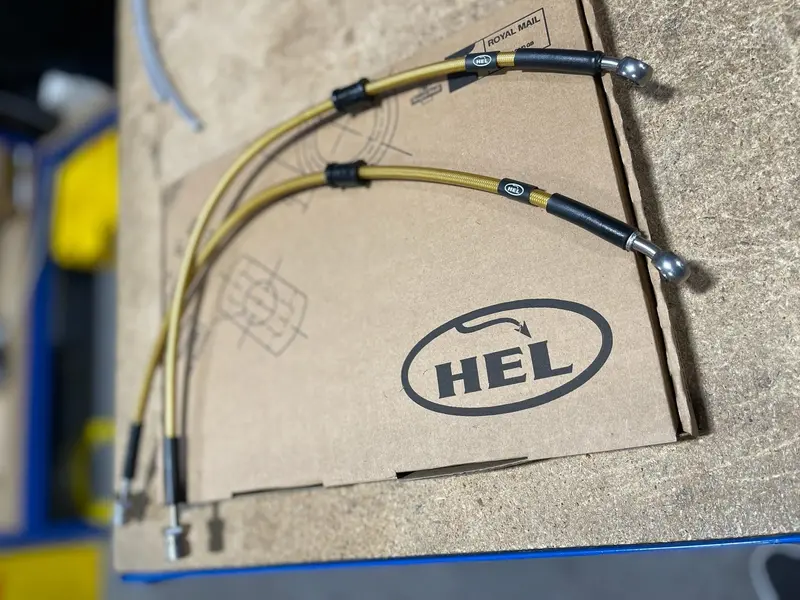 Hel Braided Brake Lines For Tesla Model 3 Rwd/Awd/Performance (2017-) 1