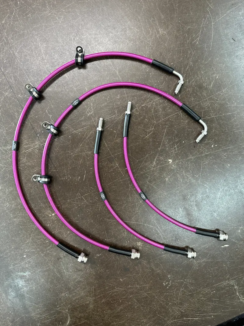 HEL Braided Brake Lines – Nissan 350Z (2002–2009) with Brembo Calipers