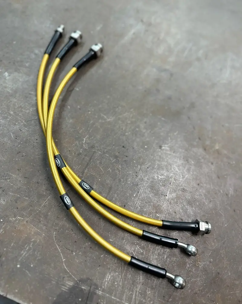 HEL Flexible Braided Brake Lines for Nissan D21 Hardbody Truck (2WD, 1992)