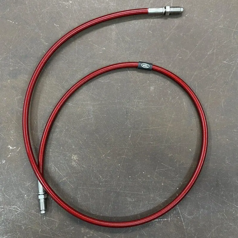 HEL Stainless Steel Braided Clutch Hydraulic Line: Master to Slave Cylinder for Toyota Chaser X100 / JZX100 (RHD, 1996–2001)