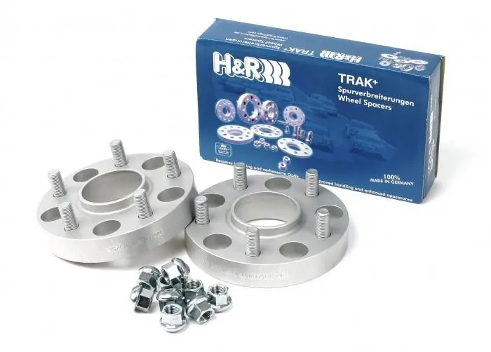 H&R Trak+ 25Mm Drm Wheel Adaptor Bolt 4/100 Center Bore 54.1 Stud Thread 12X1.5 1