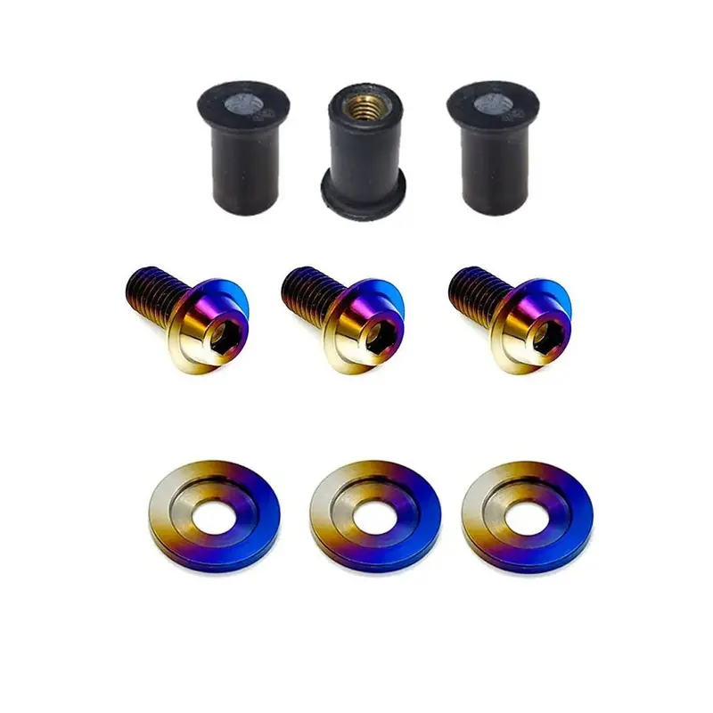 Jdc Titanium A/C Service Valve Cover Kit | Honda S2000 1