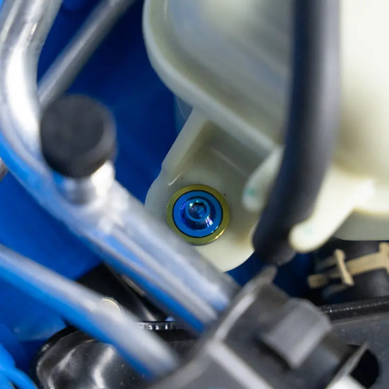 Jdc Titanium Coolant Reservoir Hardware (Visible Bolts Only) | 2023+ Fl5 Civic Type R 2
