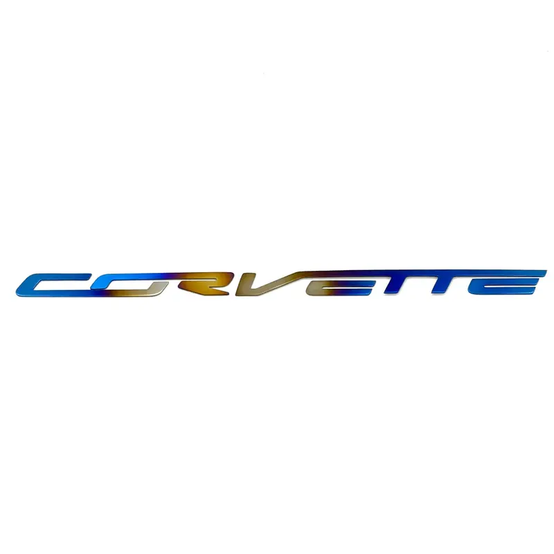 Jdc Titanium "Corvette" Badge | 2014-2019 C7 Corvette 1