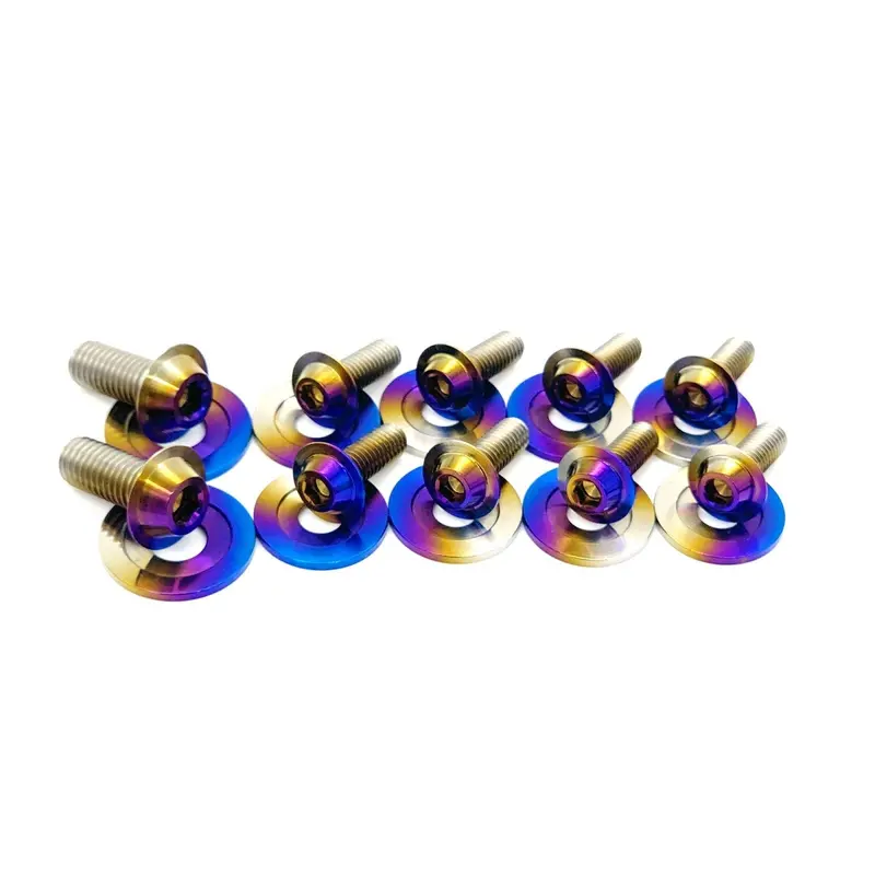 Jdc Titanium Engine Bay Dress-Up Hardware Kit | 2015-2021 Subaru Sti 1