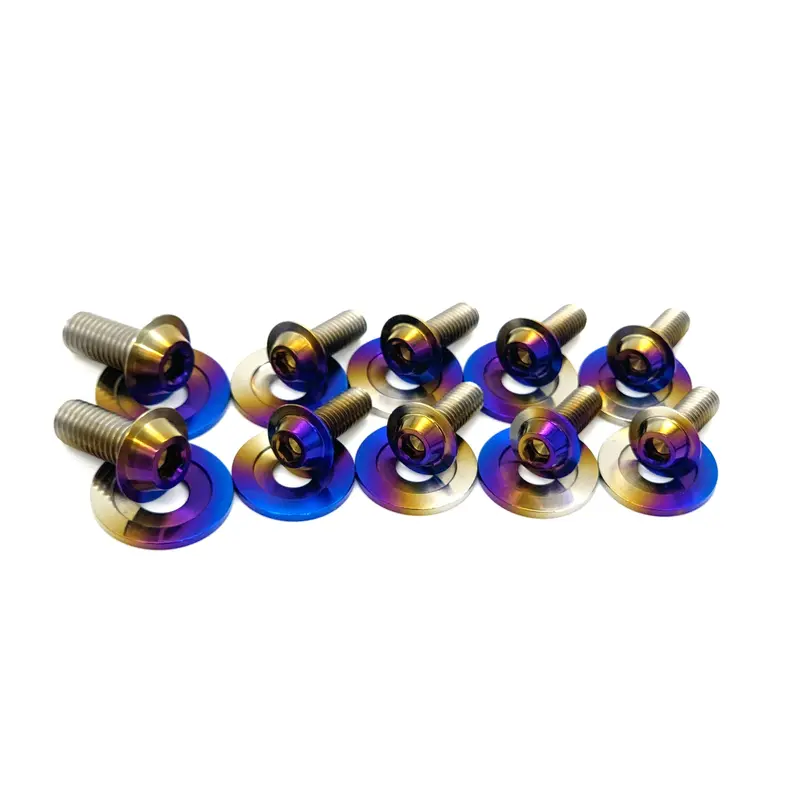 Jdc Titanium Engine Bay Dress-Up Hardware Kit | Mitsubishi Evo 8/9 1