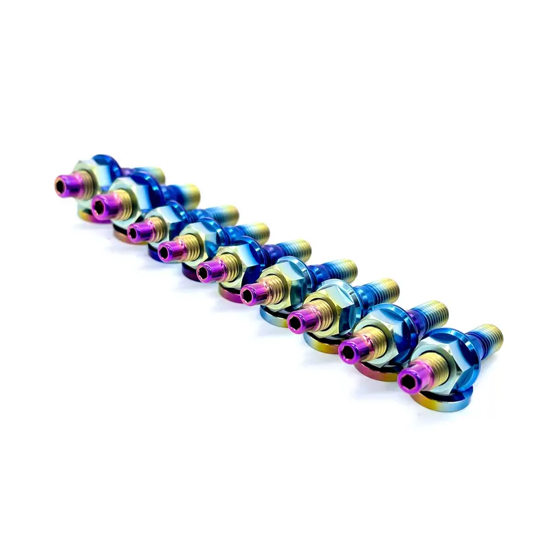 Jdc Titanium Exhaust Manifold Stud Kit (Honda/Acura B,D,H,F,J Series Motors) 1