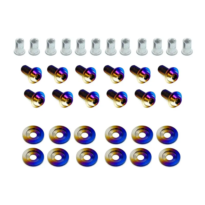 Jdc Titanium Fender Plastic Clip Replacement Kit | A90 Toyota Supra 1