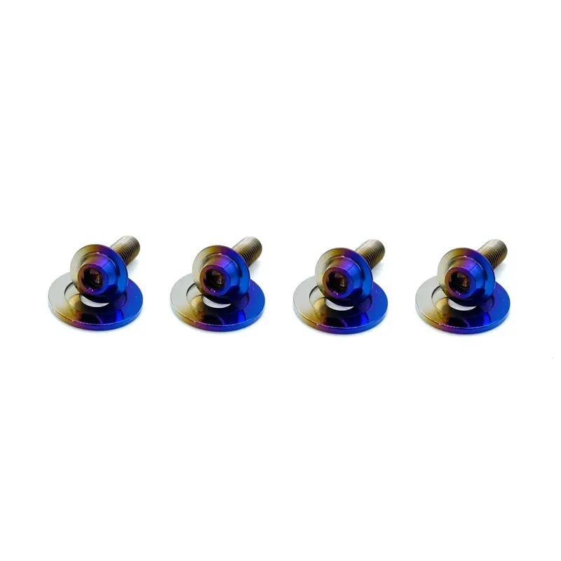 Jdc Titanium Fender Shroud Mounting Hardware Kit | 2015-2021 Subaru Wrx/Sti 1