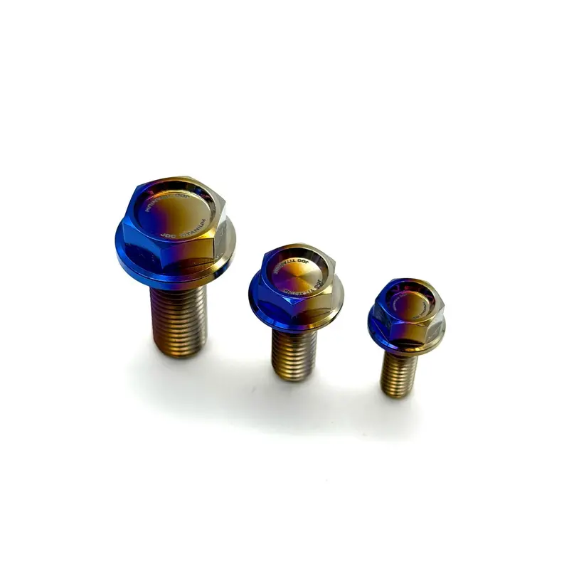 Jdc Titanium Flush-Fit Hex Flange Bolts 1