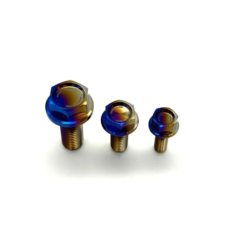 Jdc Titanium Flush-Fit Hex Flange Bolts 2