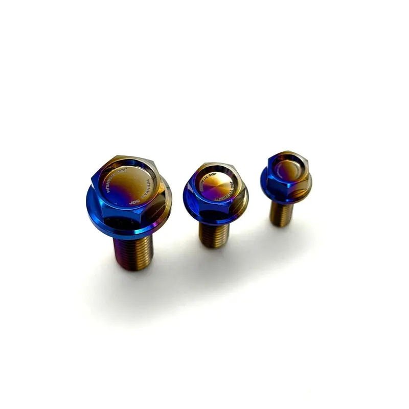 Jdc Titanium Flush-Fit Hex Flange Bolts 3